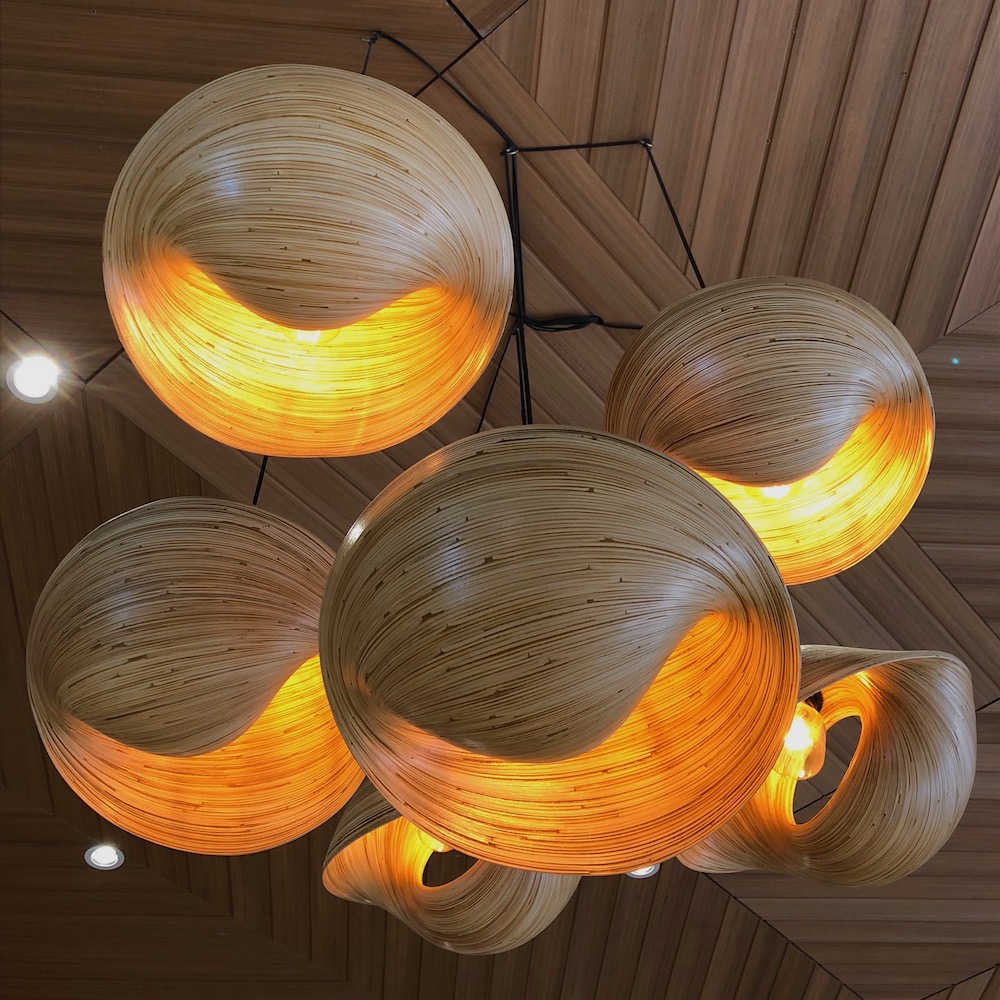 bamboo chandelier